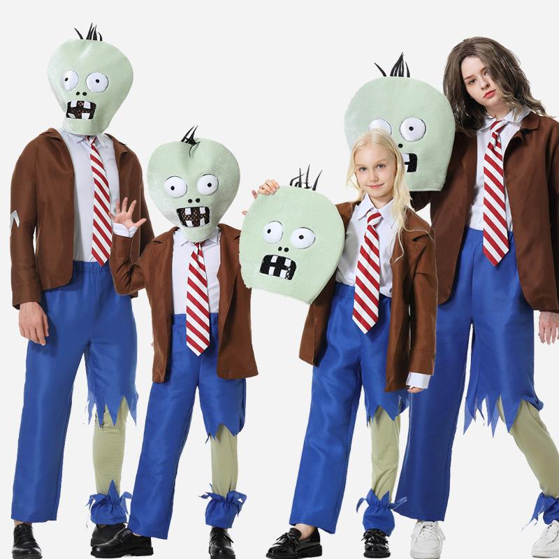 Plant Parent Halloween Costume - Parent-Child Halloween Zombie Role-playing Costume Plants