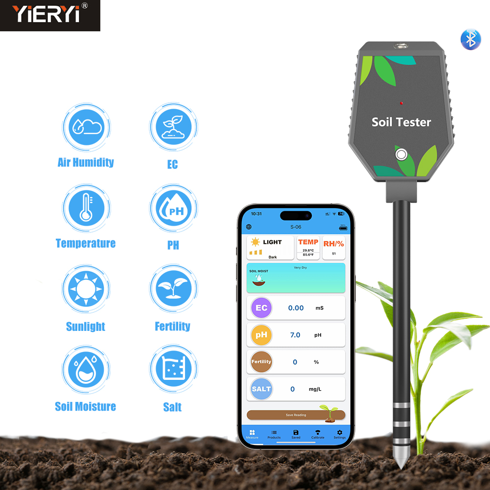 Yieryi 8-in-1 Smart Soil Teste – Plant Parent App Bewertung und Preis