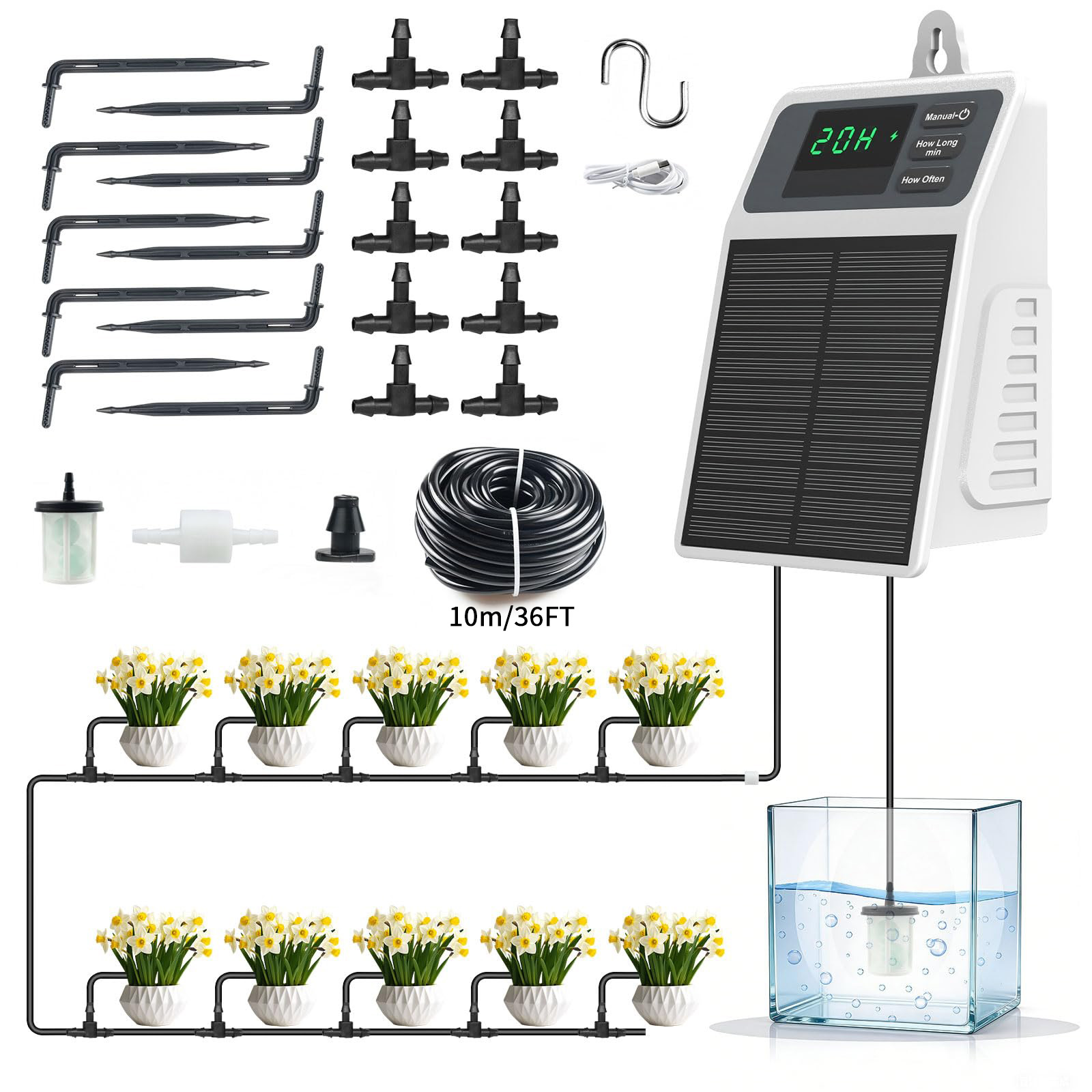 Upgraded Solar Drip Irrigation – Plant Parent Kit Bewertung und Preis